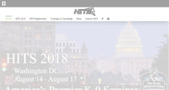 Desktop Screenshot of hitsk9.net
